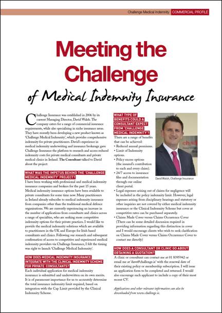 Challenge Medical Indemnity